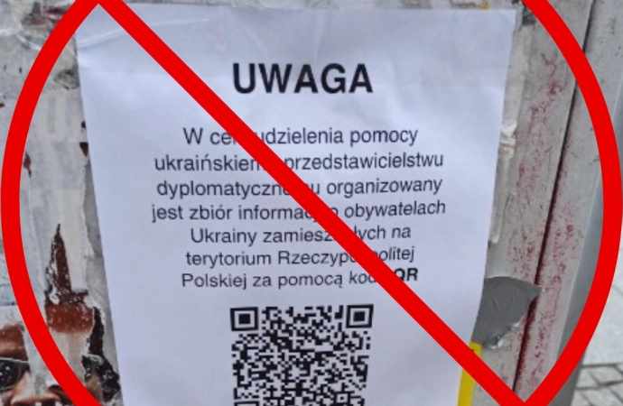 {Administracja rządowa ostrzega przed oszustwem.}